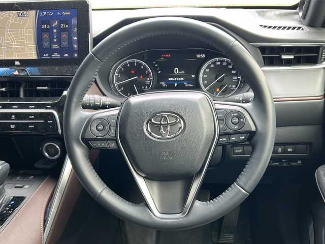 トヨタ ハリアー Z 愛知県 2022(令4)年 1.3万km ホワイトパールクリスタルシャイン ワンオーナー/トヨタセーフティセンス/モデリスタエアロパーツ/純正ナビ　ＢＴ／フルセグ/レーダークルーズコントロール/アラウンドビューモニター/調光パノラマルーフ/デジタルインナーミラー/JBL/ブラインドスポットモニター/ハーフレザー/パワーシート/パワーバックドア/コーナーセンサー/前後ドライブレコーダー/ビルトインETC/純正フロアマット/純正アルミホイール/ステアリングスイッチ/LEDオートライト/アイドリングストップ