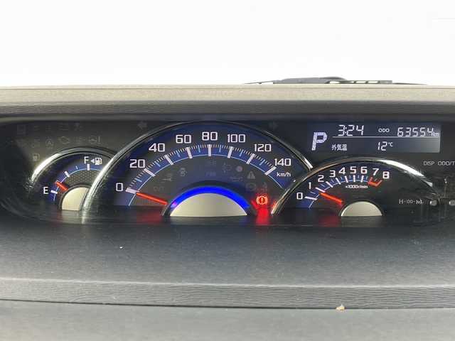 ダイハツ タント カスタム X トップED SA Ⅲ 山形県 2017(平29)年 6.4万km パールホワイトⅢ 禁煙車/4WD/衝突回避支援ブレーキ機能/社外ナビ(AM/FM/BT/TV/CD/DVD)/片側パワースライド/D assist（Ｄアシスト）切替ステアリングスイッチ/アイドリングストップ/シートヒーター/オートマチックハイビーム/ドアバイザー/横滑り防止装置/純正AW14/社外AW14インチスタッドレスタイヤ積込/純正フロアマット/スペアキー(1本)/ETC