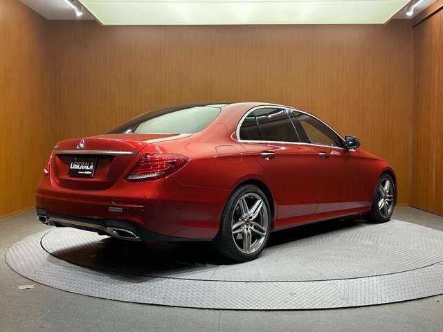 メルセデス・ベンツ Ｅ２２０ｄ アバンギャルド スポーツ 千葉県 2018(平30)年 5.3万km ヒヤシンスレッド レザーEXC　/パノラマSR　/エアバランスパッケージ　/HUD　/Burmester　/純正ナビ　/360°カメラ　/シートヒーター　/パワーシート　/LEDヘッドライト　/ハイビームアシスト　/電動リアゲート　/アンビエントライト　/ETC　/ドラレコ