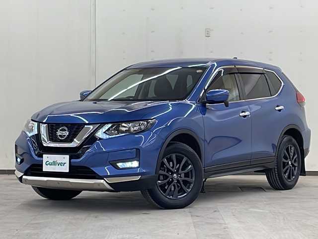 日産 エクストレイル 20S Vセレクション 道央・札幌 2022(令4)年 1.2万km シャイニングブルー ・４WD/・社外ナビ(DVD&CD&BT&フルセグ)/・前後ドライブレコーダー/・フォグランプ/・LEDヘッドライト/・ドアバイザー/・ウインカーミラー/・電動格納ミラー/・アイドリングストップ/・オートライト/・オートエアコン/・バックカメラ/・スマートキー/・社外フロアマット