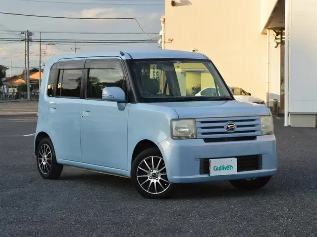 ダイハツ ムーヴ コンテ X 栃木県 2009(平21)年 6.2万km ミストブルーマイカメタリック 純正ナビ/【ワンセグ/AM/FM/CD/DVD】/D席パワーシート/純正マット/LEDヘッドライト/ウィンカーミラー/ドアバイザー/新車保証書/取扱説明書