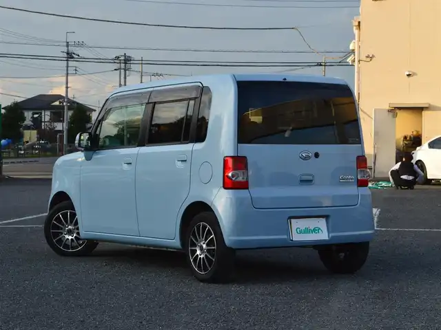 ダイハツ ムーヴ コンテ X 栃木県 2009(平21)年 6.2万km ミストブルーマイカメタリック 純正ナビ/【ワンセグ/AM/FM/CD/DVD】/D席パワーシート/純正マット/LEDヘッドライト/ウィンカーミラー/ドアバイザー/新車保証書/取扱説明書