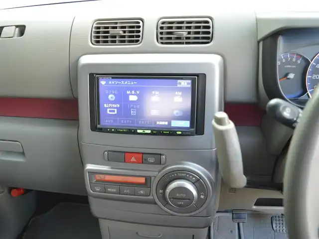 ダイハツ ムーヴ コンテ X 栃木県 2009(平21)年 6.2万km ミストブルーマイカメタリック 純正ナビ/【ワンセグ/AM/FM/CD/DVD】/D席パワーシート/純正マット/LEDヘッドライト/ウィンカーミラー/ドアバイザー/新車保証書/取扱説明書