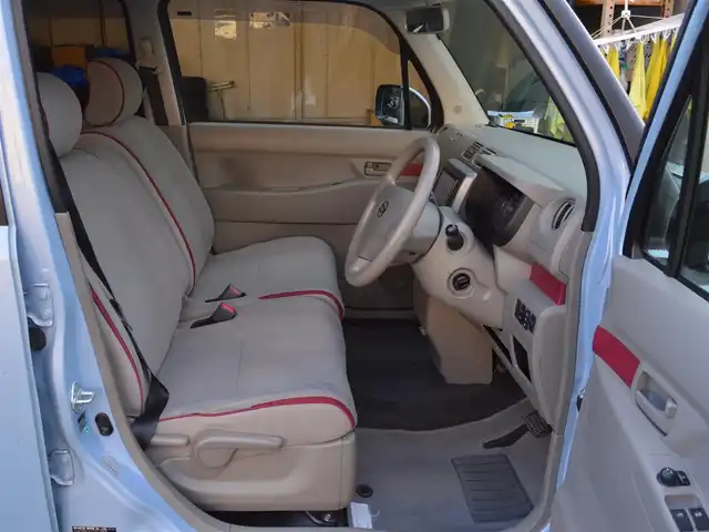 ダイハツ ムーヴ コンテ X 栃木県 2009(平21)年 6.2万km ミストブルーマイカメタリック 純正ナビ/【ワンセグ/AM/FM/CD/DVD】/D席パワーシート/純正マット/LEDヘッドライト/ウィンカーミラー/ドアバイザー/新車保証書/取扱説明書