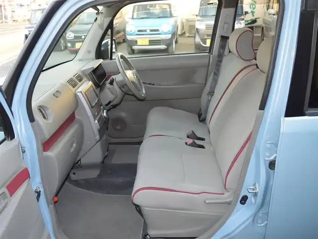 ダイハツ ムーヴ コンテ X 栃木県 2009(平21)年 6.2万km ミストブルーマイカメタリック 純正ナビ/【ワンセグ/AM/FM/CD/DVD】/D席パワーシート/純正マット/LEDヘッドライト/ウィンカーミラー/ドアバイザー/新車保証書/取扱説明書