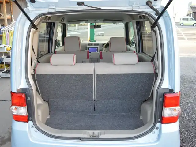 ダイハツ ムーヴ コンテ X 栃木県 2009(平21)年 6.2万km ミストブルーマイカメタリック 純正ナビ/【ワンセグ/AM/FM/CD/DVD】/D席パワーシート/純正マット/LEDヘッドライト/ウィンカーミラー/ドアバイザー/新車保証書/取扱説明書