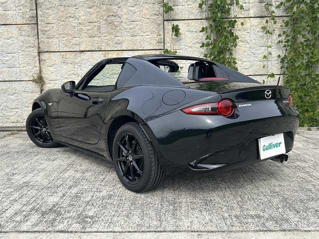マツダ ロードスター ＲＦ VS 長崎県 2020(令2)年 2.4万km ジェットブラックマイカ 純正コネクトナビ/（CD/DVD/BT/フルセグ）/バックカメラ/衝突軽減システム/レーンアシスト/ブラインドスポットモニター/クルーズコントロール/ETC/レザーシート/シートヒーター/パドルシフト/オートライト/ステアリングスイッチ/バックソナー/純正16インチAW/F/Rエアロ/USB/AUX