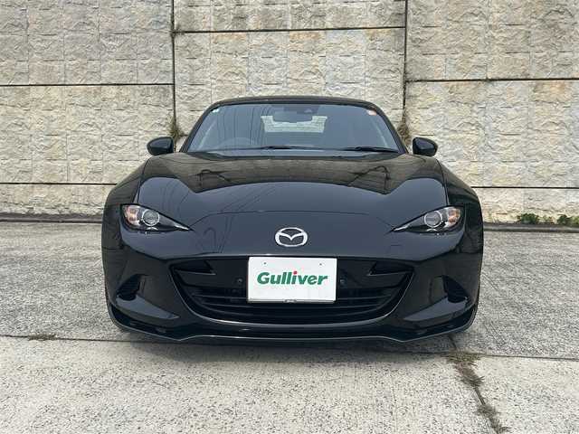 マツダ ロードスター ＲＦ VS 長崎県 2020(令2)年 2.4万km ジェットブラックマイカ 純正コネクトナビ/（CD/DVD/BT/フルセグ）/バックカメラ/衝突軽減システム/レーンアシスト/ブラインドスポットモニター/クルーズコントロール/ETC/レザーシート/シートヒーター/パドルシフト/オートライト/ステアリングスイッチ/バックソナー/純正16インチAW/F/Rエアロ/USB/AUX