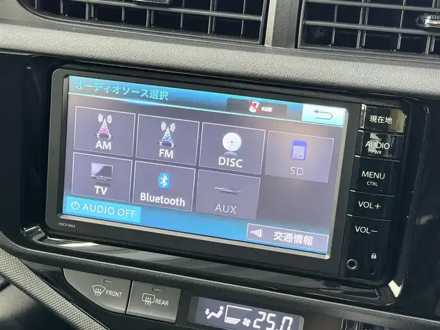 トヨタ アクア S 大阪府 2016(平28)年 3.4万km ブラックマイカ 純正ナビTV バックカメラ スマートキー プッシュスタート オートライト オートエアコン ETC