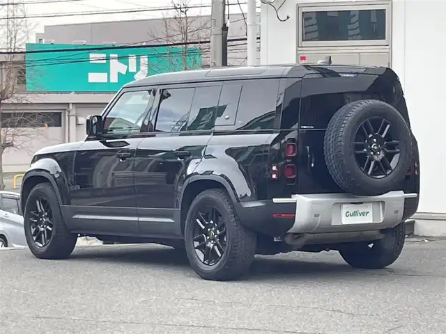 ランドローバー ランドローバー ディフェンダー 110 ダブルオーED 宮城県 2021(令3)年 6万km 黒 ダブルオーＥＤＴ　/ワンオーナー/4WD/純正メモリーナビ/（ＦＭ／ＡＭ／Ｂｌｕｅｔｏｏｔｈ）　/クルーズコントロール　/全方位カメラ　/エレクトロニックエアサスペンションコントロール　/アイドリングストップ　/横滑り防止装置/ベンチレーション/前席シートヒーター/ステアリングヒーター/BSM/ドライブレコーダー（前後型）/スマートキー/プッシュスタート/ETC/背面タイヤ