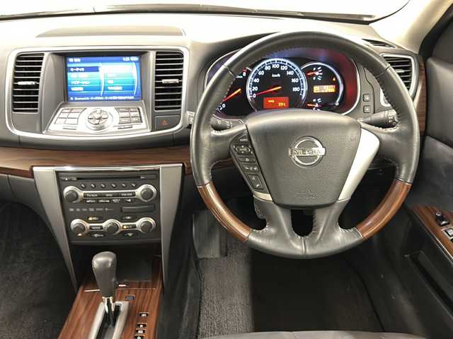 日産 ティアナ 250XL FOUR 道央・札幌 2008(平20)年 6.4万km サファイアブラック /4WD//純正ナビ（FM/AM/TV/BT/CD/DVD）//ステアリングスイッチ//左右独立エアコン//ETC//エンジンプッシュスタート//オートライト//ドアバイザー//スマートキー//助手席オットマン