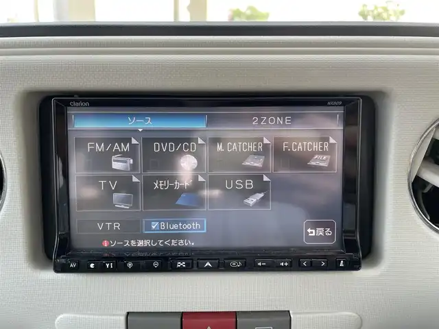ダイハツ ミラ ココア プラスX 三重県 2010(平22)年 8.2万km パールホワイトⅢ 登録時81999km/ルーフレール/社外ナビ【NX809】/AM/FM/Bluetooth
