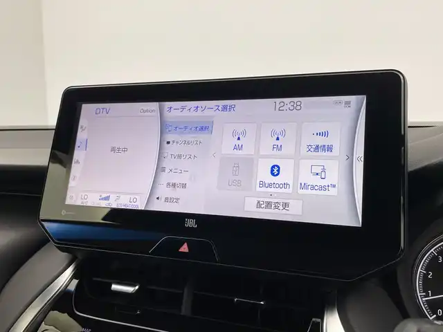 トヨタ ハリアー Z 新潟県 2021(令3)年 4.5万km プレシャスブラックパール 純正メモリナビ/（BT/FM/AM/フルセグTV)/バック/サイドカメラ/ステアリングスイッチ/パワーシート/ハーフレザーシート/電動リアゲート/JBLサウンドスピーカー/ブラインドスポットモニター/ヘッドアップディスプレイ/純正LEDオートヘッドライト/オートハイビーム/フロントフォグライト/電格ミラー/ウィンカーミラー/ドアバイザー/ETC2.0/スペアキー×1