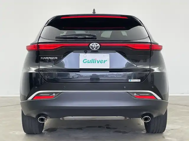 トヨタ ハリアー Z 新潟県 2021(令3)年 4.5万km プレシャスブラックパール 純正メモリナビ/（BT/FM/AM/フルセグTV)/バック/サイドカメラ/ステアリングスイッチ/パワーシート/ハーフレザーシート/電動リアゲート/JBLサウンドスピーカー/ブラインドスポットモニター/ヘッドアップディスプレイ/純正LEDオートヘッドライト/オートハイビーム/フロントフォグライト/電格ミラー/ウィンカーミラー/ドアバイザー/ETC2.0/スペアキー×1