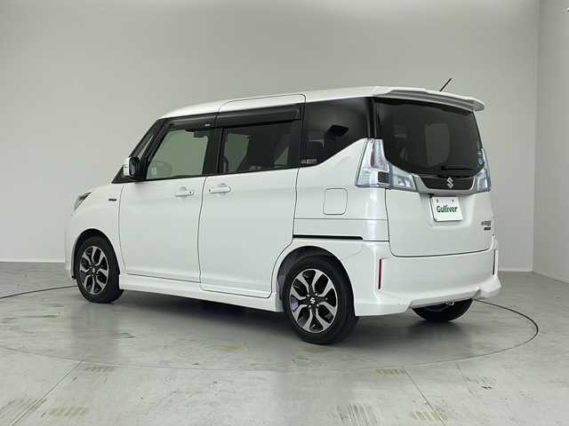 スズキ ソリオ バンディット HV SV 茨城県 2017(平29)年 3.3万km ピュアホワイトP スズキセーフティセンス/純正SDナビ/　（CD/DVD/Bluetooth/TV）/両側パワースライドドア/クルーズコントロール/ステアリングスイッチ/革巻きハンドル/D席シートヒーター/ビルトインETC/ドライブレコーダー/電動格納ミラー/サンシェード/純正フロアマット/純正アルミホイール/LEDヘッドライト/フォグランプ/オートライト/ドアバイザー/スマートキー