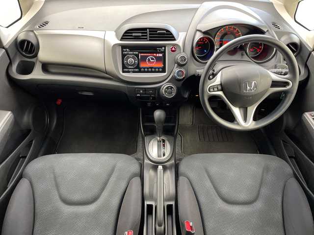 ホンダ フィット G スマートセレクション 群馬県 2012(平24)年 2.3万km アズールブルーメタリック 禁煙車　純正モニター付きCDデッキ　ステアリングスイッチ　ETC　オートライト　バックカメラ　前後ドライブレコーダー　スマートキー　電動格納ミラー　純正フロアマット　横滑り防止装置　盗難防止装置