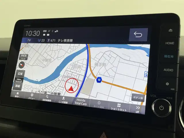 ホンダ Ｎ ＢＯＸ カスタム 群馬県 2023(令5)年 0.7万km メテオロイドグレーメタリック 純正９インチナビ　バックカメラ　アダプティブクルーズコントロール　片側パワースライドドア　ＬＥＤ　ＡＨＢ　シートヒーター　純正１４インチＡＷ　ステアリングリモコン　ＥＴＣ　スマートキー　禁煙車