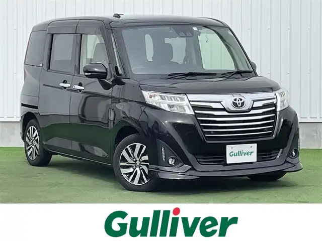 トヨタ ルーミー カスタムG 香川県 2020(令2)年 4.2万km ブラックマイカメタリック 走行距離41369km/ディーラー純正ナビ/バックカメラ/両側パワースライドドア/ドライブレコーダー/ビルトインETC/衝突被害軽減装置/コーナーセンサー/オートハイビーム/LEDライト/オートライト/フォグランプ/横滑り防止装置/アイドリングストップ/ロールサンシェード/プッシュスタート/スマートキー