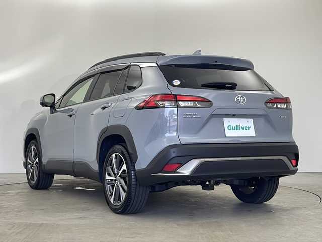 トヨタ カローラ クロス ハイブリッド Z 秋田県 2024(令6)年 0.7万km セメントグレーメタリック 4WD/純正ナビ(BT Miracast フルセグTV）/バックカメラ/アラウンドビューモニター/TOYOTAsafetySense/　・プリクラッシュセーフティ/　・レーダークルーズコントロール（全車速追従機能付き）/　・レーントレーシングアシスト/　・ロードサインアシスト/　・オートマチックハイビーム/　・ドライバー異常時対応システム/　・プロアクティブドライビングアシスト/　・パーキングサポートブレーキ（前後方静止物）/横滑り防止システム/パーキングアシスト/ETC/パノラマルーフ/パワーバックドア /D/N席シートヒーター/D/N席パワーシート/ステアリングヒーター /LEDヘッドライト/シーケンシャルウィンカー/フロントデアイサー/コーナーセンサー