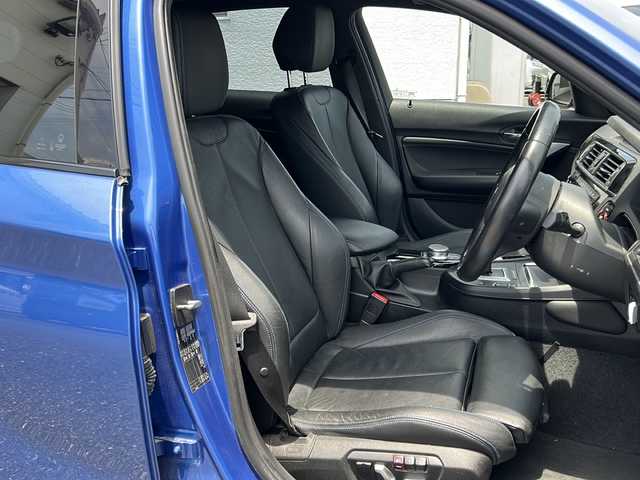 ＢＭＷ １１８ｄ Mスポーツ エディションシャドー 岐阜県 2018(平30)年 3.8万km 青 /純正HDDナビ//（BT/FM/AM/USB）//バックカメラ//前方ドライブレコーダー//レーダークルーズコントロール//パーキングアシスト//コーナーセンサー//レーンアシスト//純正LEDヘッドライト//純正18インチアルミホイール//前席パワーシート//本革シート//シートヒーター//スペアキー×1//プッシュスタート＆スマートキー