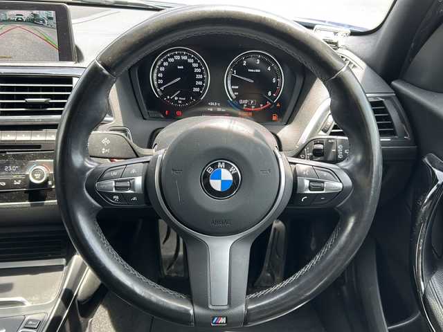 ＢＭＷ １１８ｄ Mスポーツ エディションシャドー 岐阜県 2018(平30)年 3.8万km 青 /純正HDDナビ//（BT/FM/AM/USB）//バックカメラ//前方ドライブレコーダー//レーダークルーズコントロール//パーキングアシスト//コーナーセンサー//レーンアシスト//純正LEDヘッドライト//純正18インチアルミホイール//前席パワーシート//本革シート//シートヒーター//スペアキー×1//プッシュスタート＆スマートキー