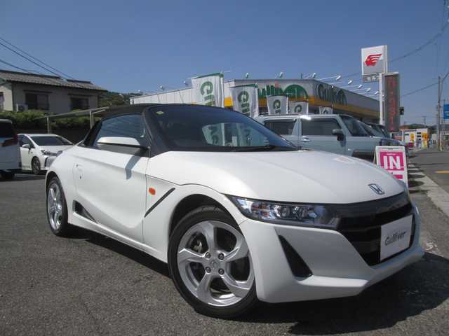 ホンダ Ｓ６６０ β 広島県 2018(平30)年 2.6万km プレミアムスターホワイトP 新車保証書/取扱説明書/スペアキー/スマートキー/LEDヘッドライト/オートライト/パドルシフト/USBポート/ETC/オートエアコン