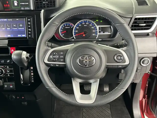 トヨタ ルーミー カスタムG 愛知県 2020(令2)年 2.6万km ブラックマイカメタリック/ファイアークォーツレッドメタリック 衝突軽減システム/純正SDナビ/モデリスタエアロ/両側パワースライドドア/レーダークルーズコントロール/シートヒーター/フルセグ/CD/DVD/Bluetooth/バックカメラ/Bluetooth/コーナーセンサー/純正アルミホイール/LEDヘッドライト/オートマチックハイビーム/ドライブレコーダー/ETC/ステアリングスイッチ/スマートキー/プッシュスタート