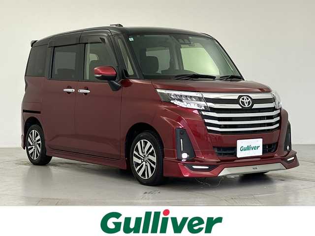 トヨタ ルーミー カスタムG 愛知県 2020(令2)年 2.6万km ブラックマイカメタリック/ファイアークォーツレッドメタリック 衝突軽減システム/純正SDナビ/モデリスタエアロ/両側パワースライドドア/レーダークルーズコントロール/シートヒーター/フルセグ/CD/DVD/Bluetooth/バックカメラ/Bluetooth/コーナーセンサー/純正アルミホイール/LEDヘッドライト/オートマチックハイビーム/ドライブレコーダー/ETC/ステアリングスイッチ/スマートキー/プッシュスタート