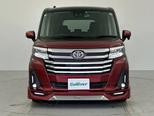 トヨタ ルーミー カスタムG 愛知県 2020(令2)年 2.6万km ブラックマイカメタリック/ファイアークォーツレッドメタリック 衝突軽減システム/純正SDナビ/モデリスタエアロ/両側パワースライドドア/レーダークルーズコントロール/シートヒーター/フルセグ/CD/DVD/Bluetooth/バックカメラ/Bluetooth/コーナーセンサー/純正アルミホイール/LEDヘッドライト/オートマチックハイビーム/ドライブレコーダー/ETC/ステアリングスイッチ/スマートキー/プッシュスタート