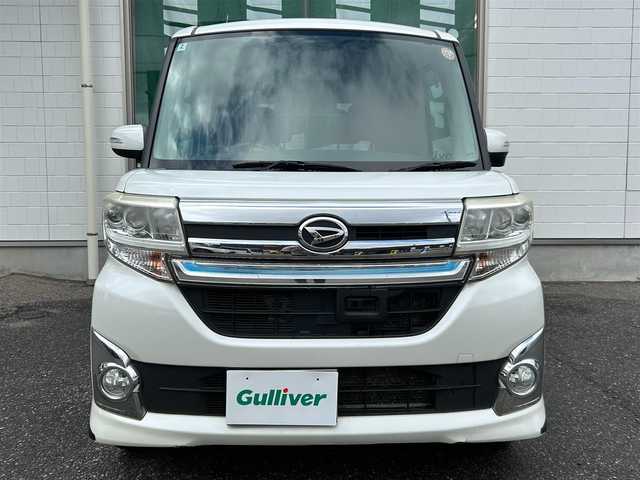 ダイハツ タント カスタム RS SA 新潟県 2014(平26)年 19.1万km パールホワイトⅢ ワンオーナー/メモリナビ/フルセグテレビ/バックカメラ/ウィンカーミラー/ドアバイザー/プッシュスタート/両側パワースライドドア/純正フロアマット/純正ホイール/ウィンカーミラー/電動格納ミラー