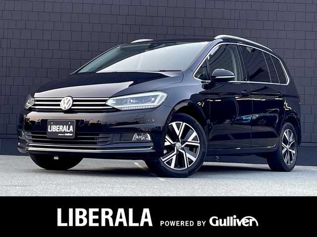 フォルクスワーゲン ゴルフ トゥーラン TDI ハイライン 三重県 2020(令2)年 4.4万km ディープブラックパールエフェクト ディスカバープロ/ACC/衝突軽減B/レーンチェンジアシスト/レーンキープアシスト/純正ナビ/バックカメラ/フルセグTV/AppleCarPlay/AndroidAuto/電動リアゲート/純正187インチアルミ/アンビエントライト/ETC車載器/LEDライト/7人乗り/ルーフレール/リアシェード