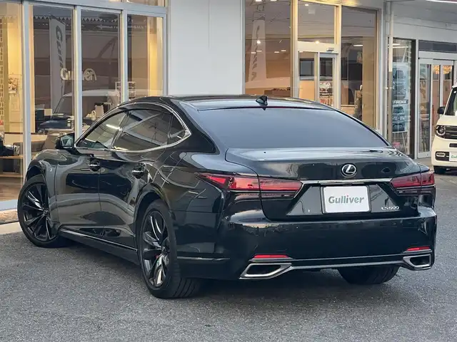 レクサス ＬＳ 500 Fスポーツ 山口県 2024(令6)年 1.2万km グラファイトブラックガラスフレーク 法人ワンオーナー/12.3inディスプレイオーディオプラス/ナビ・TV・BT・HDMI・USB/TVキット/パノラミックビューカメラ/ムーンルーフ/オレンジブレーキキャリパー/革/ウルトラスエードコンビスポーツシート/前席パワーシート/前席シートベンチレーション/全席シートヒーター/ハンズフリーパワートランクリッド/セーフティシステムプラス/レクサスチームメイト/デジタルインナーミラー