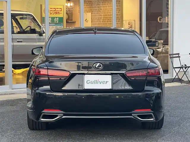 レクサス ＬＳ 500 Fスポーツ 山口県 2024(令6)年 1.2万km グラファイトブラックガラスフレーク 法人ワンオーナー/12.3inディスプレイオーディオプラス/ナビ・TV・BT・HDMI・USB/TVキット/パノラミックビューカメラ/ムーンルーフ/オレンジブレーキキャリパー/革/ウルトラスエードコンビスポーツシート/前席パワーシート/前席シートベンチレーション/全席シートヒーター/ハンズフリーパワートランクリッド/セーフティシステムプラス/レクサスチームメイト/デジタルインナーミラー