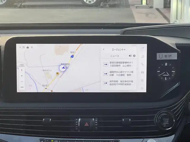 レクサス ＬＳ 500 Fスポーツ 山口県 2024(令6)年 1.2万km グラファイトブラックガラスフレーク 法人ワンオーナー/12.3inディスプレイオーディオプラス/ナビ・TV・BT・HDMI・USB/TVキット/パノラミックビューカメラ/ムーンルーフ/オレンジブレーキキャリパー/革/ウルトラスエードコンビスポーツシート/前席パワーシート/前席シートベンチレーション/全席シートヒーター/ハンズフリーパワートランクリッド/セーフティシステムプラス/レクサスチームメイト/デジタルインナーミラー