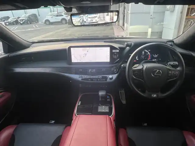 レクサス ＬＳ 500 Fスポーツ 山口県 2024(令6)年 1.2万km グラファイトブラックガラスフレーク 法人ワンオーナー/12.3inディスプレイオーディオプラス/ナビ・TV・BT・HDMI・USB/TVキット/パノラミックビューカメラ/ムーンルーフ/オレンジブレーキキャリパー/革/ウルトラスエードコンビスポーツシート/前席パワーシート/前席シートベンチレーション/全席シートヒーター/ハンズフリーパワートランクリッド/セーフティシステムプラス/レクサスチームメイト/デジタルインナーミラー