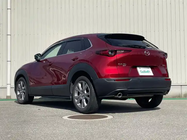 マツダ ＣＸ－３０ 富山県 2019(令1)年 3.6万km ソウルレッドクリスタルM ワンオーナー/革シート/メーカーナビ/Bluetooth/バックカメラ/コーナーセンサー/スマートキー/パワーシート/シートヒーター/LEDオートライト/レーダークルーズコントロール/レーンキープアシスト