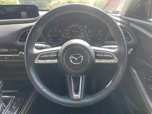 マツダ ＣＸ－３０ 富山県 2019(令1)年 3.6万km ソウルレッドクリスタルM ワンオーナー/革シート/メーカーナビ/Bluetooth/バックカメラ/コーナーセンサー/スマートキー/パワーシート/シートヒーター/LEDオートライト/レーダークルーズコントロール/レーンキープアシスト