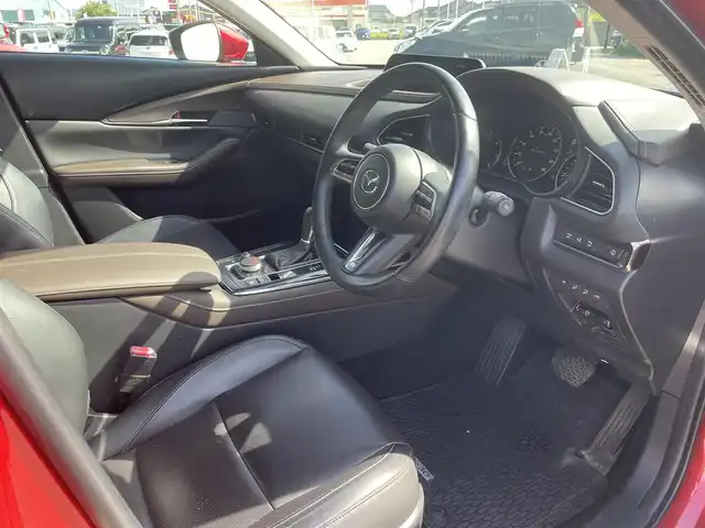 マツダ ＣＸ－３０ 富山県 2019(令1)年 3.6万km ソウルレッドクリスタルM ワンオーナー/革シート/メーカーナビ/Bluetooth/バックカメラ/コーナーセンサー/スマートキー/パワーシート/シートヒーター/LEDオートライト/レーダークルーズコントロール/レーンキープアシスト
