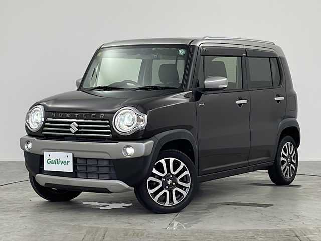 スズキ ハスラー Jスタイル Ⅲ 愛知県 2018(平30)年 2.1万km アーバンブラウンパールメタリック/スチールシルバー2トーン 社外ナビ（BT/TV/CD/DVD/AM/FM/SD)/ETC/前後ドライブレコーダー/バックカメラ/デュアルカメラブレーキサポート/シートヒーター（運転席/助手席）/HIDオートヘッドライト/LEDフォグランプ/LEDルームランプ/電動格納ウインカーミラー/車線逸脱警報/アイドリングストップ/横滑り防止機能/衝突軽減システム/USB充電ポート２つ/スマートキー＆プッシュスタート/純正ドアバイザー/純正フロアマット/純正15インチアルミ/ハーフレザーシート/ベンチシート/保証書　/取扱説明書