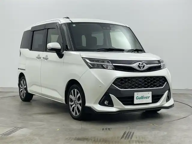 トヨタ タンク カスタムG－T 岡山県 2019(平31)年 4.7万km パールホワイトⅢ 純正7インチナビ NSZT-W68T/地デジフルセグ/Bluetooth/CD/DVD/バックカメラ /純正12インチフリップダウンモニター V12T-R68C/両側パワースライドドア/スマートアシスト/クルーズコントロール/ビルトインETC/LEDヘッドライト/オートライト /HDMI接続/社外フロアマット/誤発進抑制/プッシュスタート /スマートキー/取扱説明書/スペアキー×１