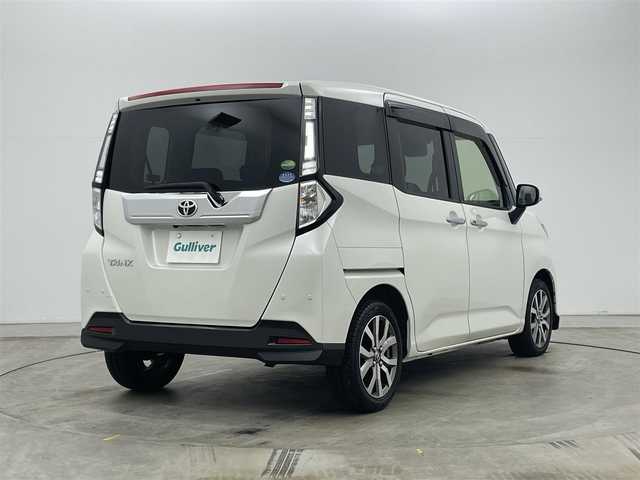 トヨタ タンク カスタムG－T 岡山県 2019(平31)年 4.7万km パールホワイトⅢ 純正7インチナビ NSZT-W68T/地デジフルセグ/Bluetooth/CD/DVD/バックカメラ /純正12インチフリップダウンモニター V12T-R68C/両側パワースライドドア/スマートアシスト/クルーズコントロール/ビルトインETC/LEDヘッドライト/オートライト /HDMI接続/社外フロアマット/誤発進抑制/プッシュスタート /スマートキー/取扱説明書/スペアキー×１