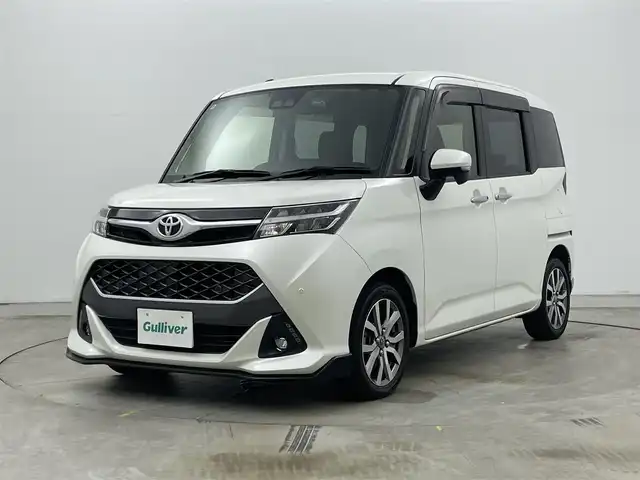 トヨタ タンク カスタムG－T 岡山県 2019(平31)年 4.7万km パールホワイトⅢ 純正7インチナビ NSZT-W68T/地デジフルセグ/Bluetooth/CD/DVD/バックカメラ /純正12インチフリップダウンモニター V12T-R68C/両側パワースライドドア/スマートアシスト/クルーズコントロール/ビルトインETC/LEDヘッドライト/オートライト /HDMI接続/社外フロアマット/誤発進抑制/プッシュスタート /スマートキー/取扱説明書/スペアキー×１