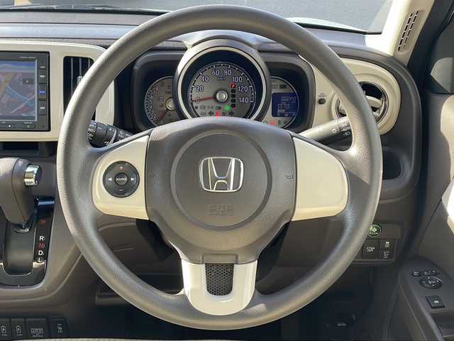 ホンダ Ｎ ＯＮＥ 山口県 2019(平31)年 6.7万km サーフブルー ワンオーナー/スマートキー×2/純正ナビ【VXM-184Ci】/バックカメラ/D席/N席シートヒーター/あんしんパッケージ/・シティブレーキアクティブシステム/（低速域衝突軽減ブレーキ＋誤発進抑制機能）/・前席用i-サイドエアバッグシステム/・サイドカーテンエアバッグシステム/（前席/後席対応）/オートライト/純正フロマット/ビルトインETC/保証書/取扱説明書