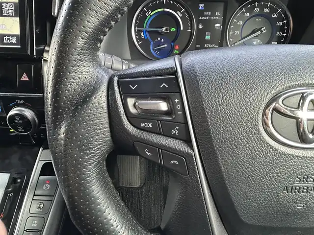 トヨタ アルファードハイブリット S 福島県 2018(平30)年 8.8万km ホワイトパールクリスタルシャイン Toyota Safety Sense/レーダークルーズコントロール/純正ナビゲーション/【フルセグTV/FM・AM/BT】/後席社外モニター/両側パワースライドドア/デジタルインナーミラー/モデリスタエアロ/ビルトインETC/バックカメラ/コーナーセンサー/前後ドライブレコーダー/オートLEDヘッドライト/オートハイビーム/レーンキープアシスト/横滑り防止/革巻きステアリング/ステアリングスイッチ/プッシュスタート/スマートキー