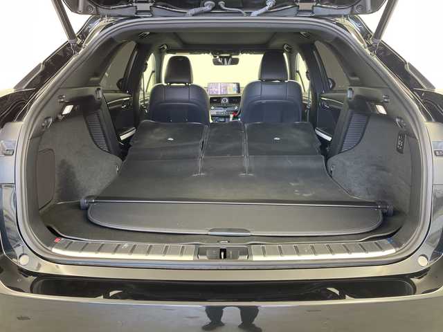 レクサス ＲＸ 450h Fスポーツ 鹿児島県 2021(令3)年 4.6万km グラファイトブラックガラスフレーク ワンオーナー/レクサスセーフティプラス/純正ナビ/（CD/DVD/BT/フルセグTV）/AppleCarPlay/パノラマルーフ/パノラミックビューモニター/パドルシフト/プリクラッシュセーフティ/レーンキープアシストパワーバックドア/レーダークルーズコントロール/ヘッドアップディスプレイ/ブラインドスポットモニター/3眼LEDヘッドライト/赤レザーシート/シートヒーター/シートベンチレーション/ETC2.0/ハンドルヒーター/保証書/取扱説明書