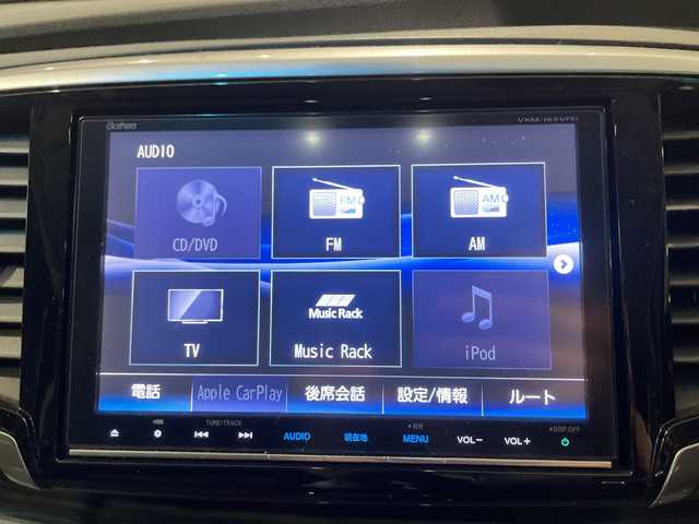 ホンダ オデッセイ ハイブリッド 福島県 2016(平28)年 15.1万km ホワイトオーキッドパール ワンオーナー車/純正SDナビ/〇フルセグTV/〇Bt/〇FM＆AM/〇SD/〇DISC（CD＆DVD）/〇リアモニタHDMI/バックカメラ/純正ETC/オートライト/ステアリングボタン/追従クルーズコントロール/純正フリップダウンモニター/リモコン/パワーシート（D席）/シートヒーター（D＋N席）/両面パワースライドドア/社外夏タイヤ4本積載（225/40R19）