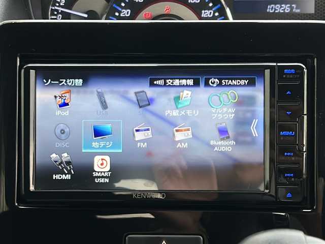 スズキ ワゴンＲ スティングレー HYBRID X 山形県 2017(平29)年 11万km ブレイブカーキP ４WD/社外ナビKENWOOD/（AM/FM/CD/DVD/フルセグ/Bluetooth）/ステアリングスイッチ/クルーズコントロール/オートマチックハイビーム/レーンキープアシスト/電動格納ミラー/前席シートヒーター/ETC/横滑り防止装置/フォグランプ/ドアバイザー/社外14インチAWスタッドレスタイヤ車載（6mm）