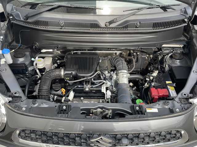 スズキ クロスビー HYBRID MZ 福島県 2018(平30)年 4.6万km ミネラルグレーM 純正ナビ（TV/AM/FM/CD/DVD/Bluetooth）　全方位C　ETC　クルーズコントロール　アイドリングストップ　衝突被害軽減ブレーキ　レーンキープアシスト　コーナーセンサー　ダウンヒルアシストコントロール　電動格納ミラー　フォグランプ　オートライト　純正16incAW　 ドアバイザー　パドルシフト　ステアリングスイッチ　スマートキー　スペアキー 　エンジンスターター　プッシュスタート　ミラーヒーター　革巻きハンドル　純正フロアマット　グリップコントール　SNOWモード　SPORTモード　ISOFIX　シートヒーター　後席テーブル