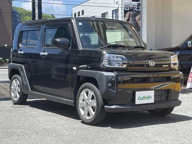 ダイハツ タフト G 静岡県 2021(令3)年 1.4万km ブラックマイカメタリック ワンオーナー/ガラスルーフ/純正ナビ/フルセグTV/DVD/CD/SD/MSV/BT/バックカメラ/前席シートヒーター /衝突軽減ブレーキ/レーンキープアシスト/前後コーナーセンサー/ナビ連動ドライブレコーダー/ETC/TVキャンセラー/LEDヘッドライト/LEDフォグ/スマートキー×2/保証書/取扱説明書/ナビ取扱説明書/R6点検記録簿有
