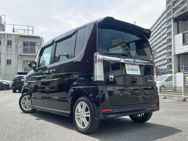 ホンダ Ｎ ＢＯＸ カスタム G Lパッケージ 宮崎県 2012(平24)年 9.3万km プレミアムゴールドパープルパール ETC/CD/DVDチェンジャー/片側パワースライドドア/LEDライト/スマートキー/プッシュスタート/パワーウィンドウ/パワーステアリング